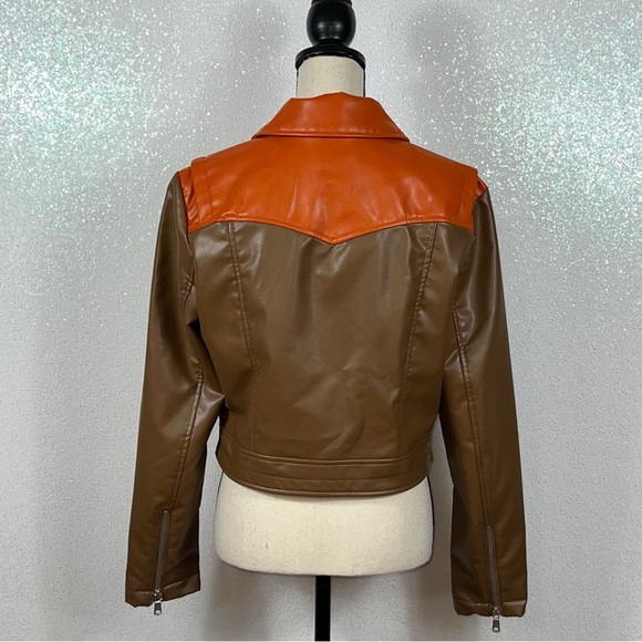Silence +Noise Mariah Faux leather western jacket - Picture 4 of 16